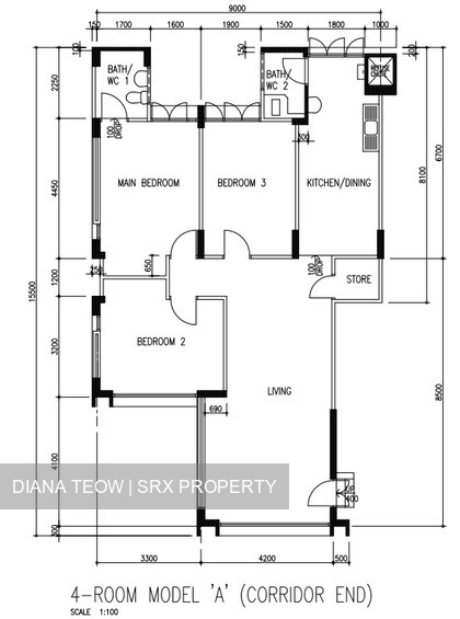 Blk 250 Tampines Street 21 (Tampines), HDB 4 Rooms #192903492